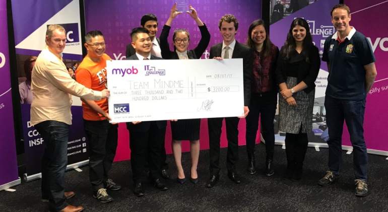 Wellington students win IT award by pushing boundaries